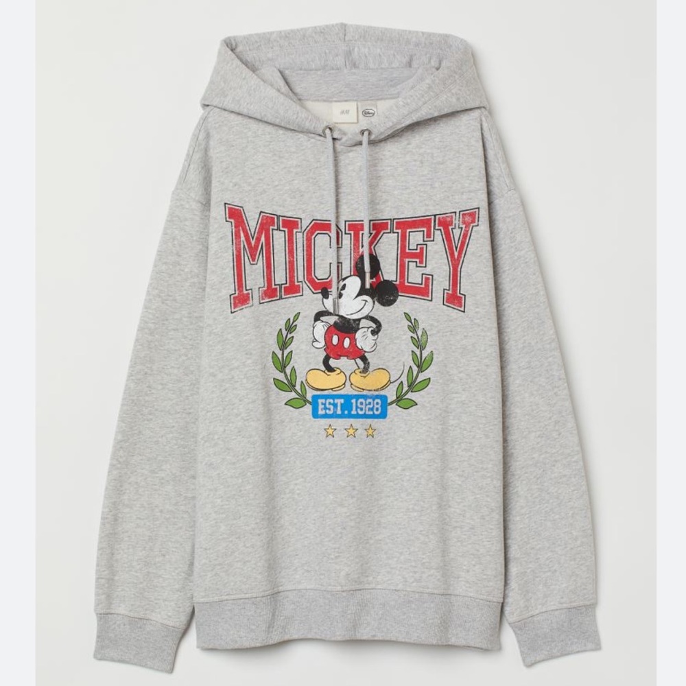 H&M oversized Mickey Mouse Hoodie - SIZE LARGE